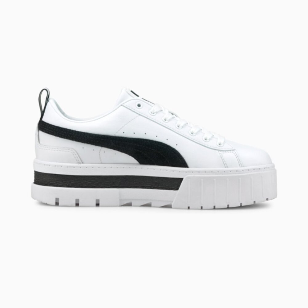 Puma Mayze Women’s Sneakers – White & Black – Size EU 37 / US 6.5
